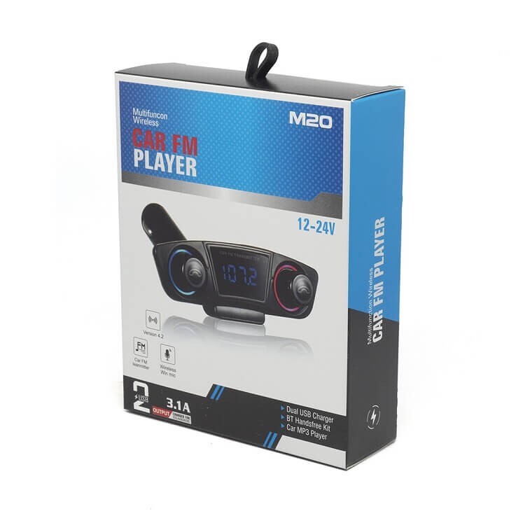M20 Bluetooth Car FM Player FM Modulator MP3 USB Fast Charger eBay