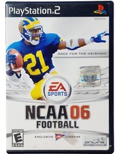 NCAA Football 06 (Sony PlayStation 2, 2005) Complete Game CIB!!