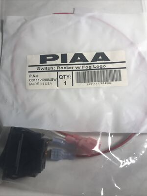 PIAA Rocker Switch W/Fog Logo C0111-12004SW New In Package