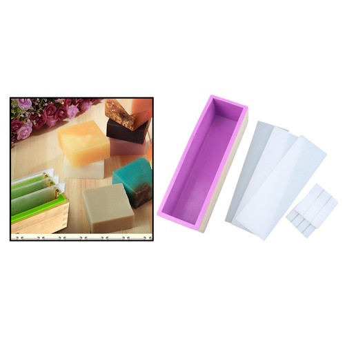 Silicone Wooden Box Soap Making Mould for Chocolate DIY Supplies Candle - Picture 3 of 7