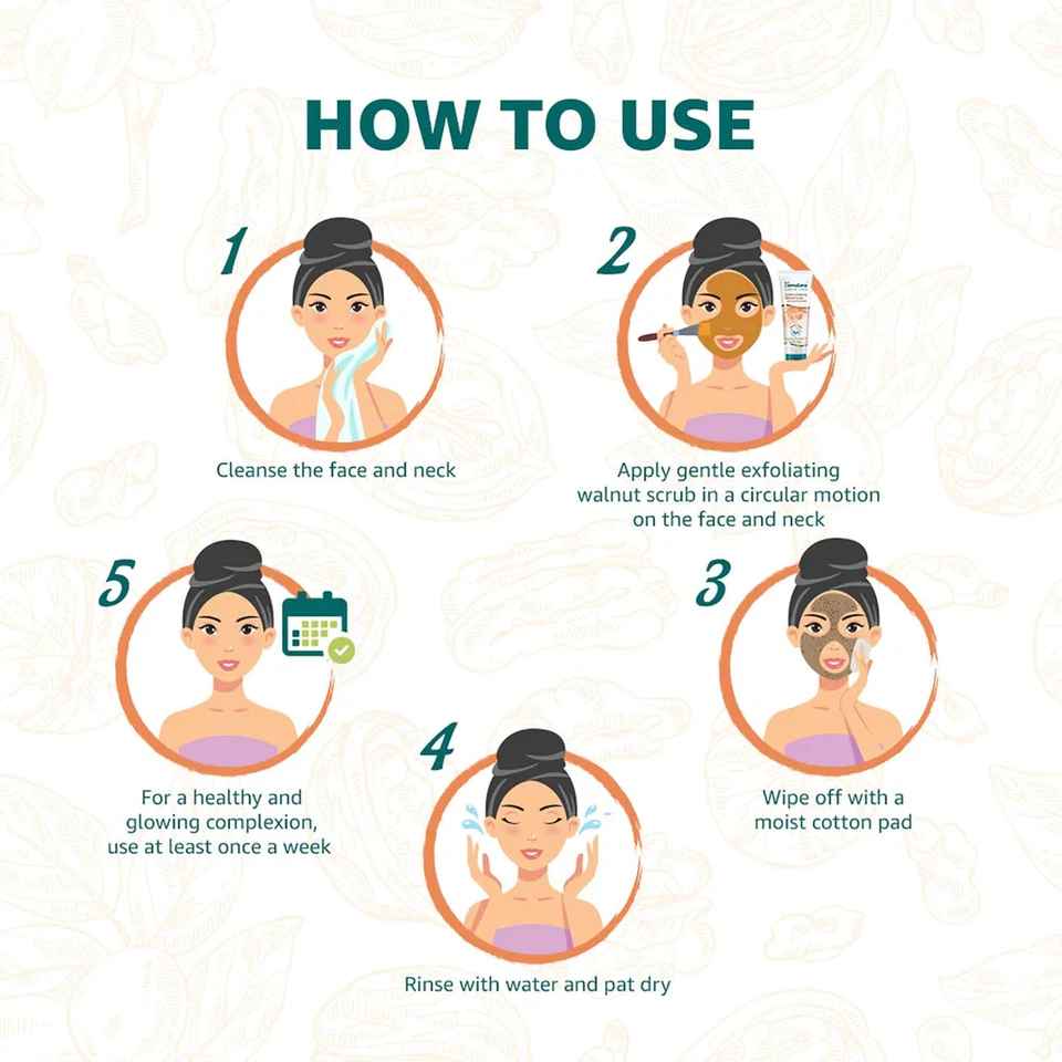 Exfoliante suave de nogal Herbals manzana trigo piel suave envío gratuito Foto 4 de 4