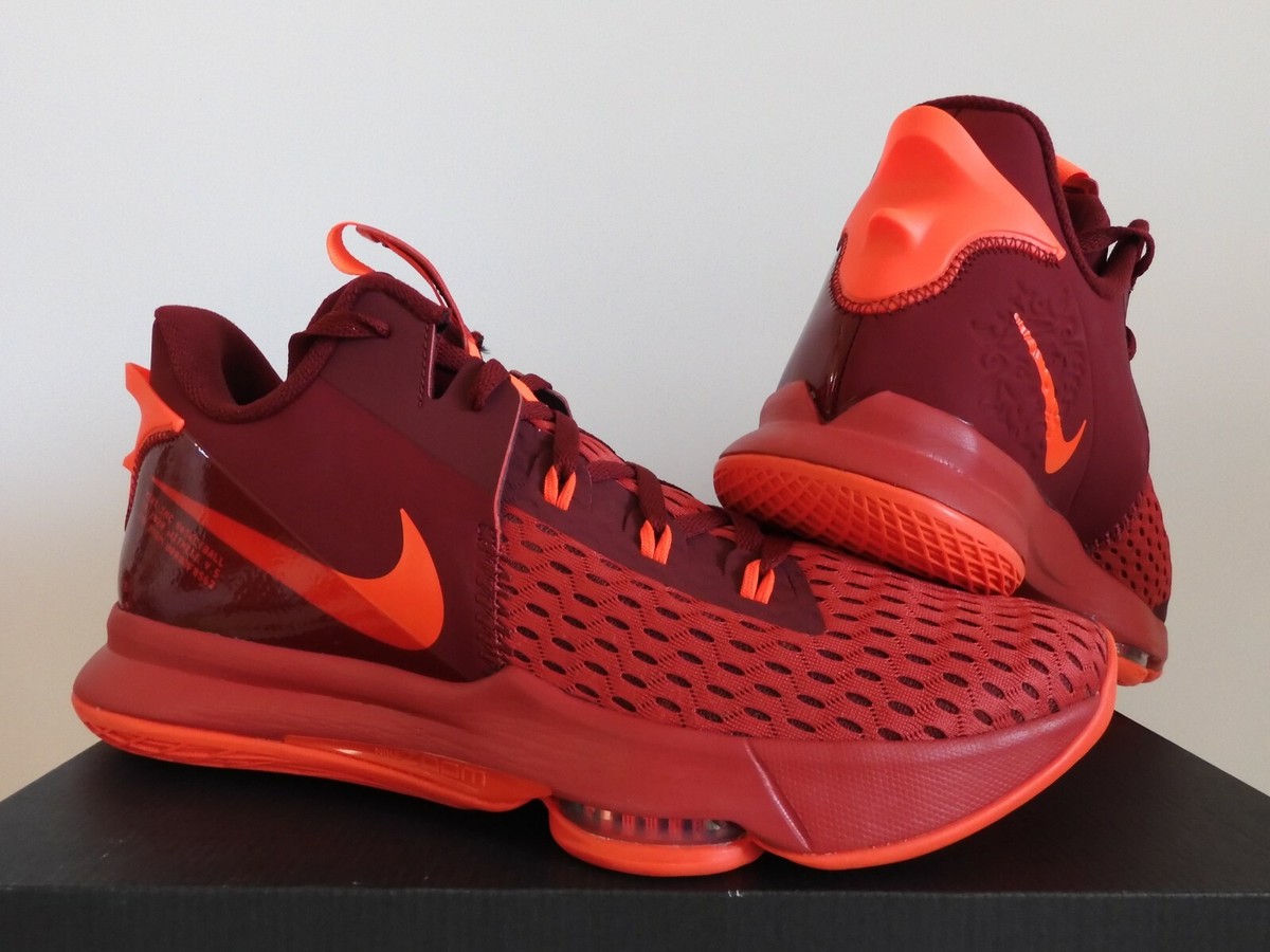 NIKE LEBRON WITNESS V 5 GYM RED-BRIGHT CRIMSON SZ 13 [CQ9380-600