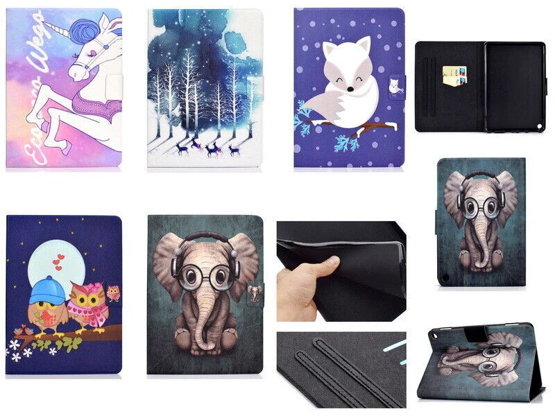 For Amazon Fire Max 11 2023 Tablet Case Pattern PU Leather Protective Flip Cover - Image 2 of 4