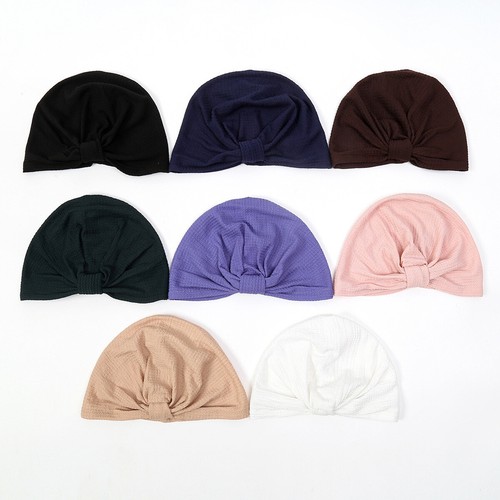 Mujeres Indias Turbante Bufanda Hijab Sombrero Musulmán Pérdida de Cabello Quimio Gorra Gorro Cubierta Envolvente - Imagen 20 de 28