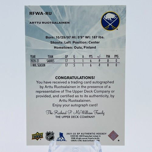 2021-22 SP Authentic FWA U-PICK Future Watch Autographed FREE Combine Ship! - Picture 107 of 113