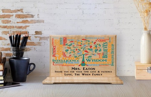 Personalized Teacher Gift Desk Plaque For A Great Teacher - Picture 2 of 5