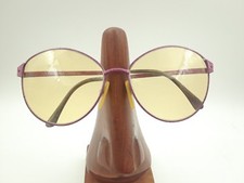 Vintage Marcolin 7502 755 Pink Marbled Metal Round Sunglasses FRAMES ONLY