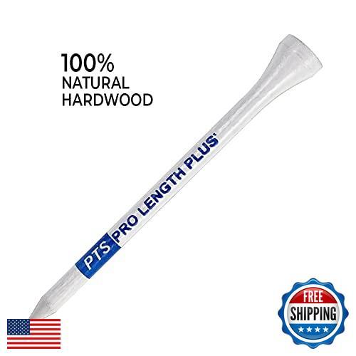 PrideSports PTS 3 1/4 Inch Wood Golf Tees, White, 75 Count - Picture 4 of 5