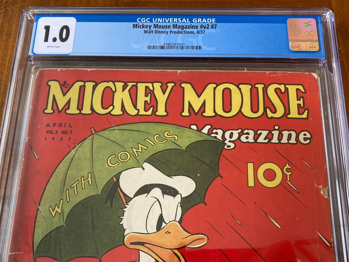Mickey Mouse Magazine 7 CGC 1.0 (Classic Donald Duck Cover