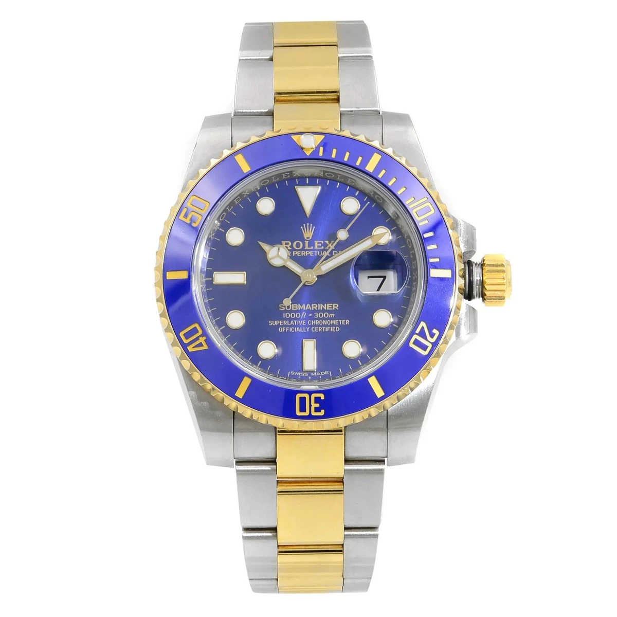 Rolex Submariner 18K Yellow Gold Men's Watch