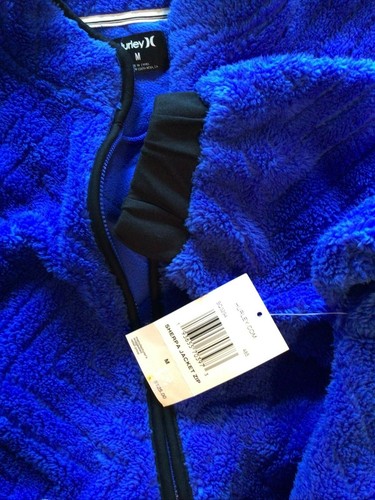 Hurley Women's M L XL Sherpa Jacket Full Zip BQ3294 Loose Fit - Bild 6 von 7