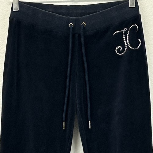 Juicy Couture Velour Jogger Trainingshose Damen XS X-Small Samt Blau - Bild 5 von 10