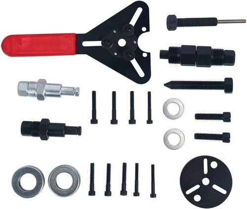 A/C Puller Remover Compressor Clutch Tool Automotive Air Conditioning Wrench Kit - Picture 1 of 6