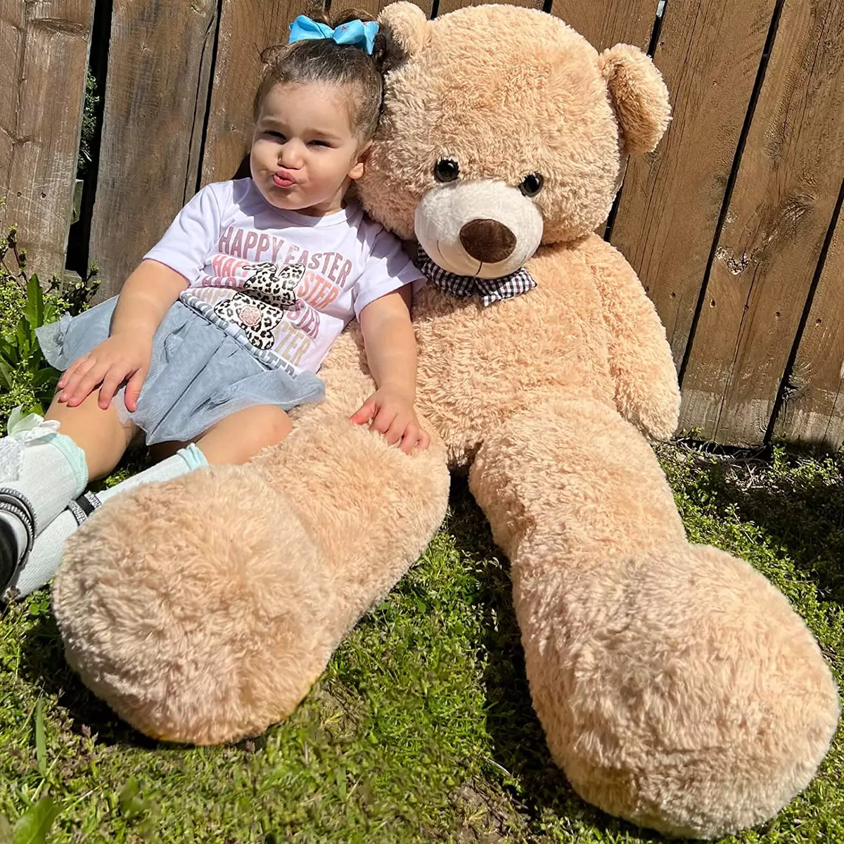 Big teddy bear life size top