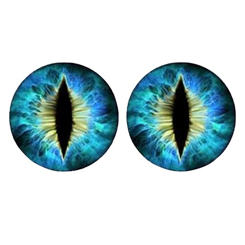 Round 3D Stereo Beast Eyes Headlight Decals for Jeep Truck Headlights Sticker - Picture 5 of 23