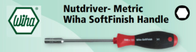 11.0 NUTDRIVER-METRIC WIHA SOFTFINISH HANDLE -WIHA ITEM NO. 7834127(FT)