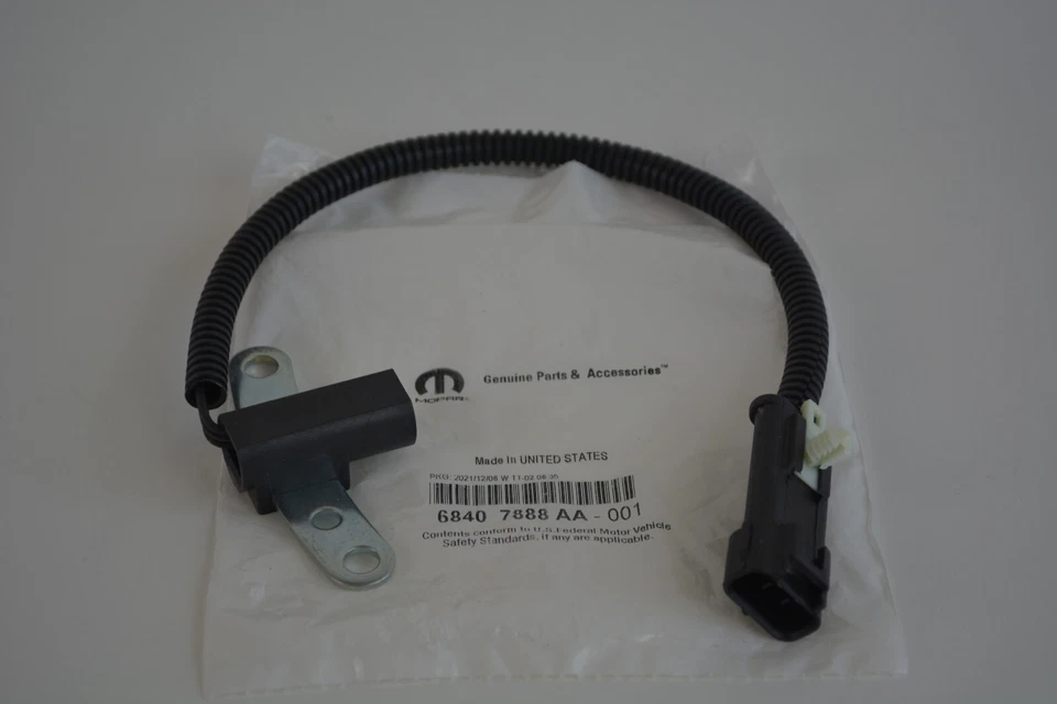 Engine Crankshaft Position Sensor Jeep Wrangler TJ Rear Right Mopar 68407888AA - Image 2 of 4