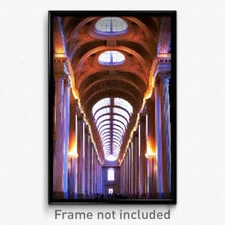 Pixel Art Poster - Incredible Swedish Architecture (8 Bit Video Game Print)