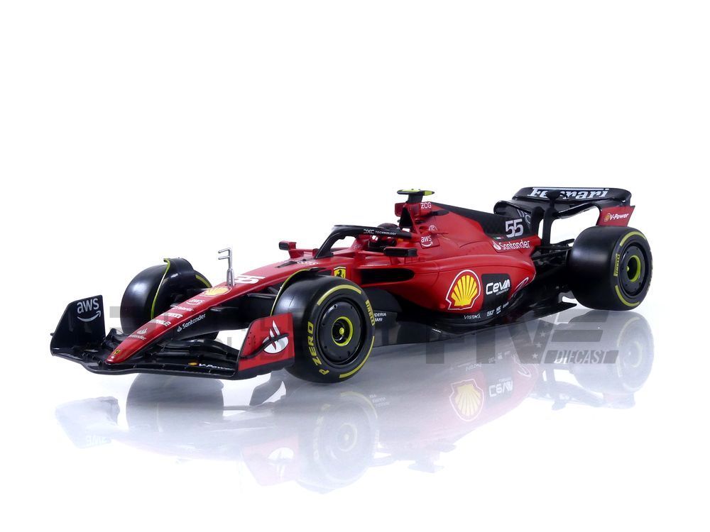 BBURAGO 1/18 - FERRARI SF-23 - SEASON CAR F1 2023 (C. SAINZ