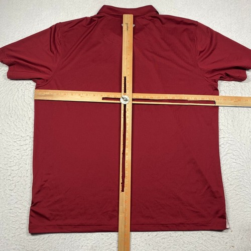 Columbia PFG Polo Shirt Mens XL Red Short Sleeve Adult Fishing Outdoor - Picture 8 of 10