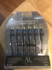 AR Acoustic Research 6' Component Video Cable DA901 NEW Sealed! FREE SHIP!