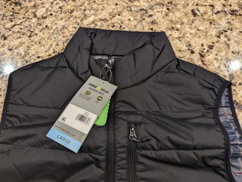 Free Country Super Light Poly Maple Creek Puffer Vest Black size L - Picture 8 of 12