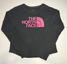 NEW The North face Girls long sleeve Shirt with Logo  and tag  "L 14/16 "