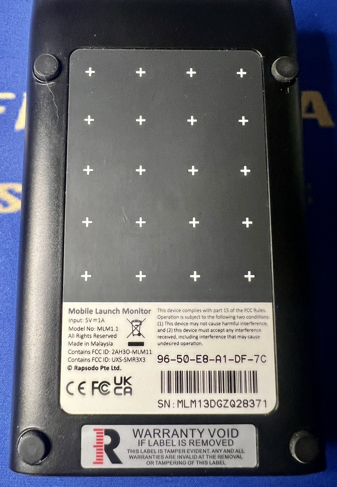 Rapsodo Mobile Launch Monitor for Golf Indoor and Outdoor Use with GPS Satellite