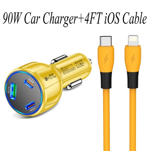 120W 6-Port USB C Fast Wall Charger Block ,PD 4FT Cable For All Cell Phone iPad - Picture 29 of 32