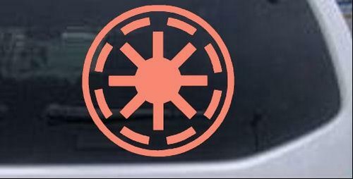 Star Wars Galactic Republic Symbol Car Truck Window Laptop Decal Sticker 4X4 - Imagen 17 de 32