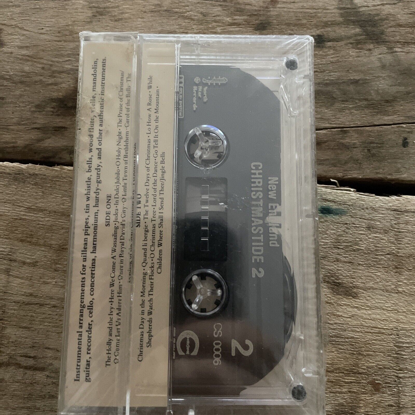 New England Christmastide 2 Instrumental Holiday Music Cassette Tape Vtg 1987