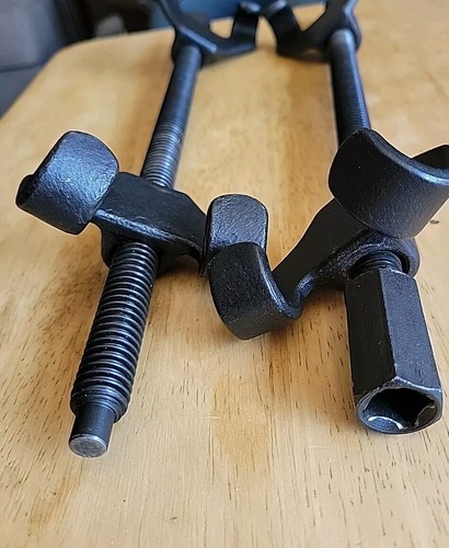 2 pcs PAIR Coil Spring Compressor Suspension Clamps Tool For Car - Used - Bild 3 von 4