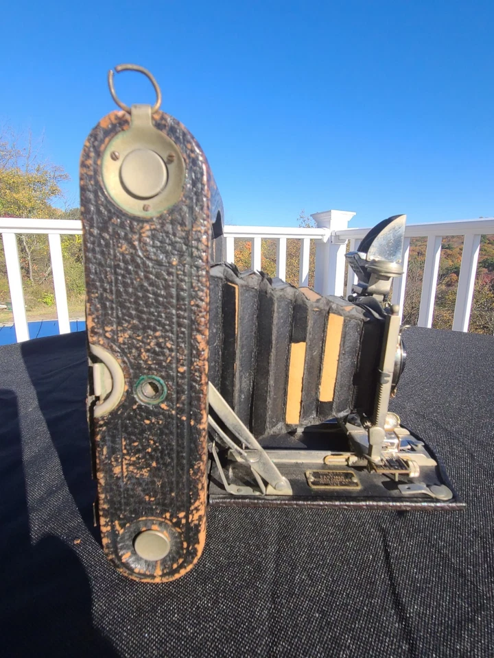 Kodak Autographic No.3 Model G A-118 Shutter Good, LENS OK, Bellows Pin Holes - Image 3 of 4