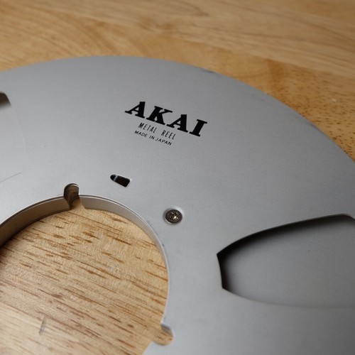 Akai 1/4" Reel to Reel Tape - 10,5" Aluminium Metall Leerspule - FEHLENDE SCHRAUBE - Bild 2 von 11