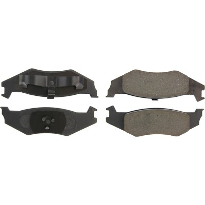 Premium Ceramic Disc Brake Pad Set Rear Centric For 1989 Chrysler Daytona