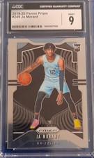 2019-20 Panini Prizm Ja Morant RC Rookie CGC 9  Mint #249 Grizzlies 🔥
