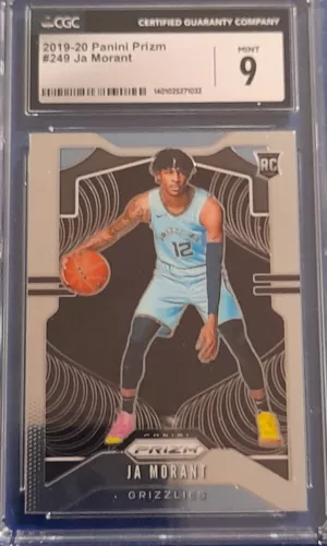 2019-20 Panini Prizm Ja Morant RC Rookie CGC 9  Mint #249 Grizzlies 🔥