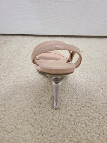 Hot Tomato Tania Nude/Beige Heels 9.5 Wide - 第 5/8 張圖片
