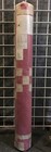 Pottery Barn Kids 2012 fringed pink diamond dhurrie rug 3 x 5 NIP 80% wool