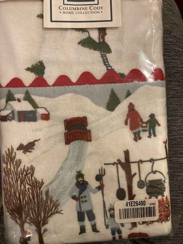 Columbine Cody Home Collection 100% Cotton Flannel Standard Pillowcases NEW!! - Picture 3 of 12
