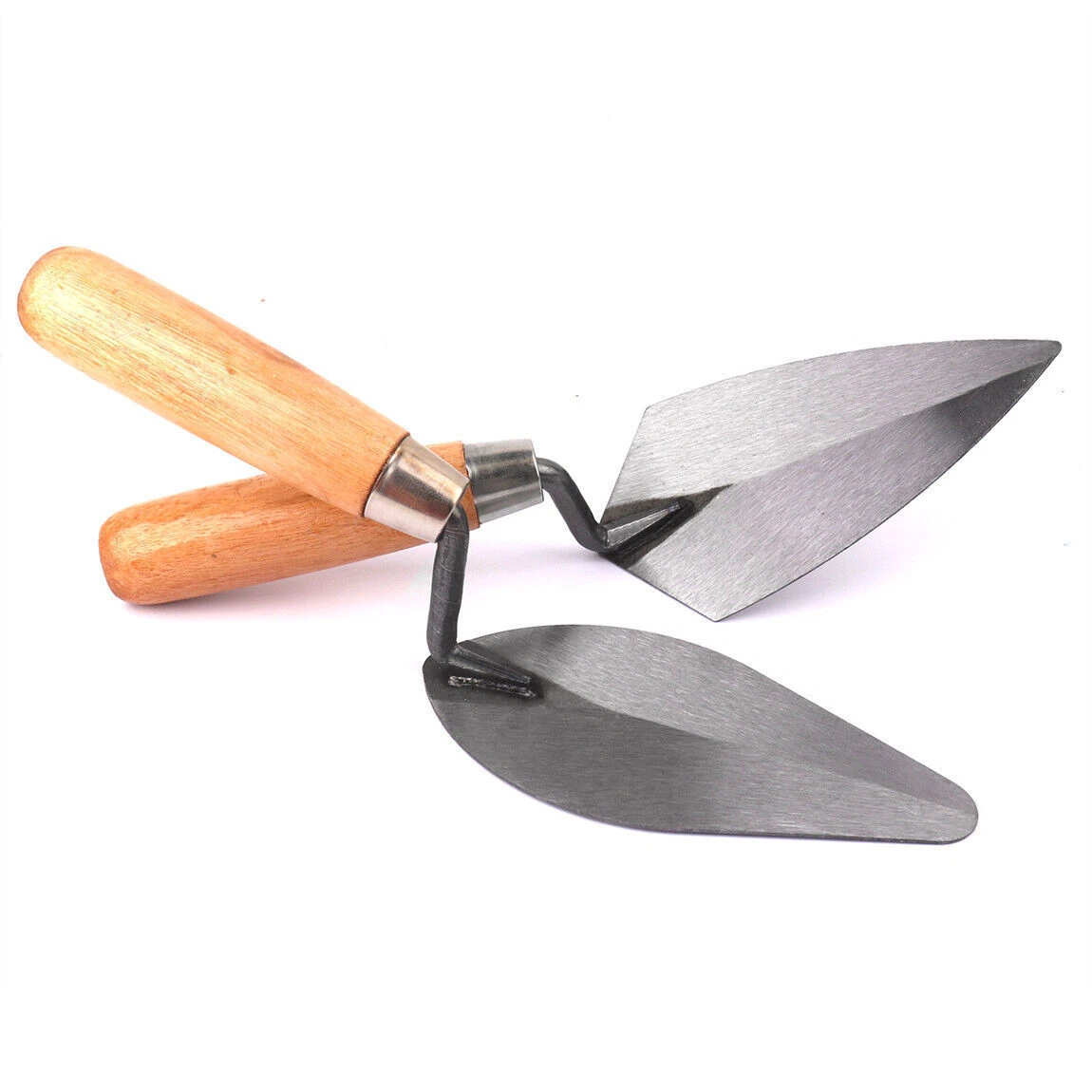 Round Pointed Gardening Trowel Steel Potting Shovel Heavy Duty Small Hand Spade
