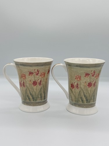 Amaryllis Coffee Tea Mug English Design Porcelain Pimpernel 3685 - Picture 4 of 12