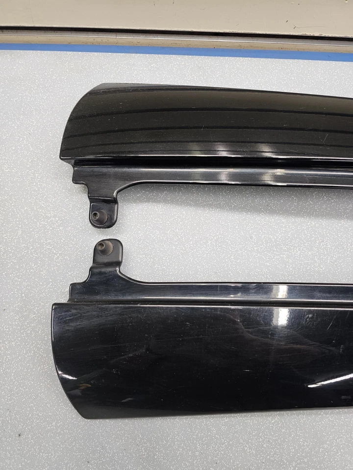 🔥2002-2009 Chevrolet TRAILBLAZER Puerta Levantadora Trasera Pilar Moldura JUEGO NEGRO 2 Foto 2 de 4