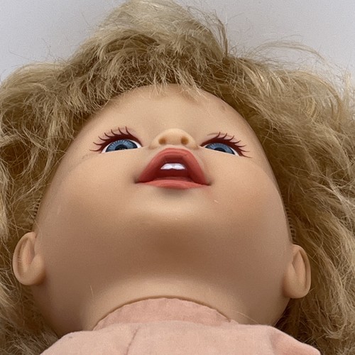 2007 Fisher-Price Tollytots blonde Haare blaue Augen sprechende Puppe funktioniert 14 Zoll - Bild 5 von 17