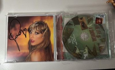 Taylor Swift The Life Of A Showgirl CD With Hand Signed Photo 1 Version 4