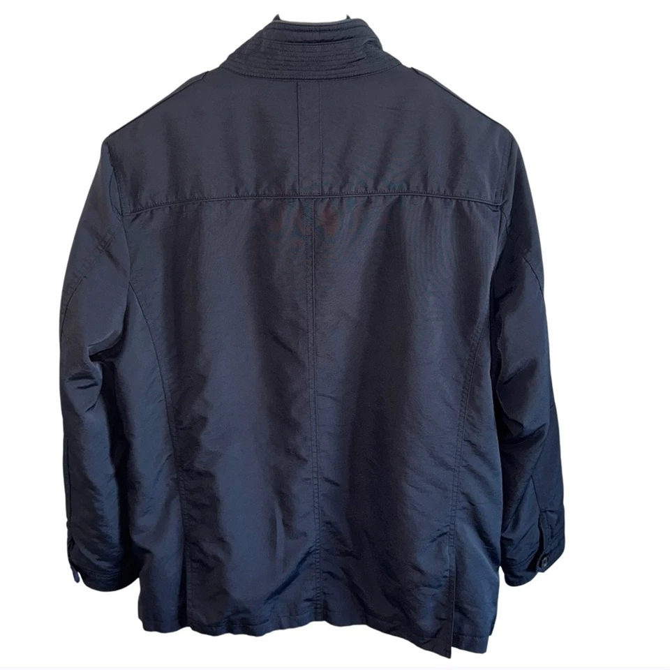 CHAQUETA DE CONDUCCIÓN SAFARI JEFFREY BANKS AZUL MARINO TALLA XL PREPARADA Foto 4 de 4