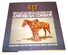Vintage XIT American Cowboy Caleb Pirtle Signed Limited Edition Art Book Texas