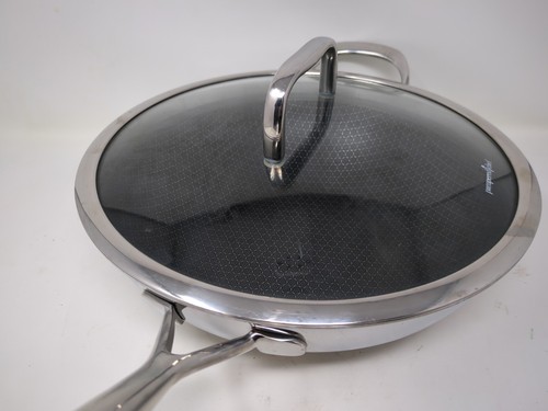 Pampered Chef 12" 30 cm Hex Nonstick Skillet / Wok w/ Lid Used - Clean - Bild 7 von 7