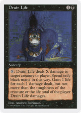 Drain Life (LP) Fifth Edition 5ED Magic MTG