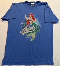 Disney Little Mermaid Ariel Short Sleeve Tshirt Kids 10-12 Vintage 90s